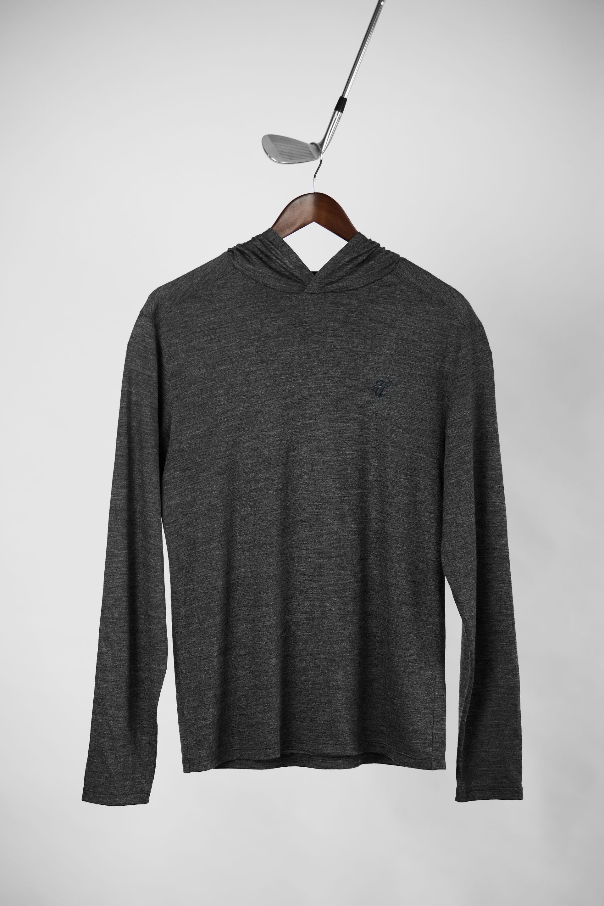 Merino Hoodie Charcoal